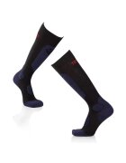 Try To Fly Sosete schi 3/4 lungi lana merino Negru Denim