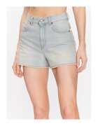 Twinset Blugi scurti femei - albastru deschis