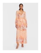 Twinset Rochie de vara - portocalie - flori colorate