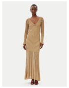 Twinset Rochie tricotata de dama bej - 2 caracteristici reprezentative