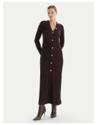 Twinset Rochie tricotata de dama - maro - fabricata din material de calitate