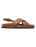 Twinset Sandale dama - 00057 251TGT070 - piele naturala - maro