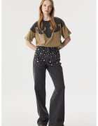 TWIST Blugi uni cu paiete - Negru stins