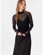 TWIST Rochie midi cambrata - Negru