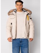 uFIT Geaca Heavy cu fermoar si buzunare Beige 18966 - Bej