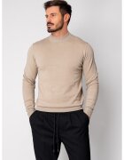 uFIT Pulover cu guler barbati Beige 19124 - Bej