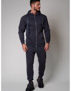 uFIT Set Rock hanorac cu fermoar si pantalon conic New Grey Antracite 8110