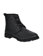 UGG Ghete barbati Harkland - piele naturala - interior cu lana - negru -