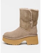 UGG Ghete demi-wedge din piele intoarsa fara inchidere Esmee - Bej