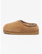 UGG Papuci din piele de oaie cu captuseala din amestec de lana Tasman Maxy Curly - Maro deschis