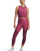 Under Armour Colanti crop pentru fitness UA Tech™ - Rosu zmeuriu