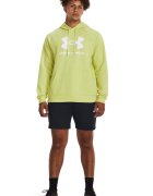 Under Armour Hanorac lejer cu buzunar kangaroo Rival - Alb/Verde lime