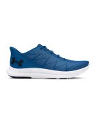 Under Armour Pantofi cu material textil si insertii sintetice pentru alergare Charged Speed Swift - Negru/Albastru