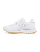 Under Armour Pantofi sport Essential Runner cu insertii de piele - Alb optic