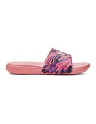 Under Armour Papuci cu model logo si abstract Ansa - Violet/Roz