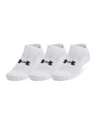 Under Armour Set de sosete scurte pentru antrenament - 3 perechi - Alb