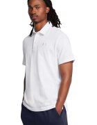 Under Armour Tricou polo cu detaliu logo - pentru fitness - Alb optic