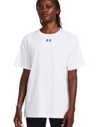 Under Armour Tricou supradimensionat - pentru antrenament Campus - Alb/Negru