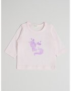 United Colors of Benetton Bluza din bumbac cu model grafic - Roz pal
