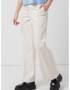 United Colors of Benetton Pantaloni cu croiala ampla si talie inalta - Alb