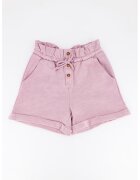 United Colors of Benetton Pantaloni scurti cu snur in talie - Roz prafuit