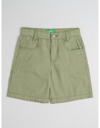 United Colors of Benetton Pantaloni scurti cu talie inalta - Kaki pal