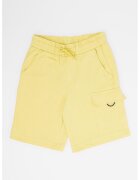 United Colors of Benetton Pantaloni scurti de bumbac cu buzunare - Galben pal