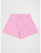 United Colors of Benetton Pantaloni scurti de bumbac cu snur de ajustare - Roz