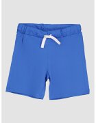 United Colors of Benetton Pantaloni scurti de bumbac cu snur in talie - Albastru