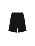 United Colors of Benetton Pantaloni scurti sport baieti 39DJC902N - Bumbac organic - Negru - Negru