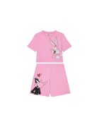 United Colors of Benetton Pijama fete 30960P08S - Bumbac - Roz - Roz
