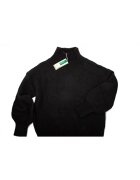 United Colors of Benetton Pulover dama negru - clasic - din acril - poliamida si mohair