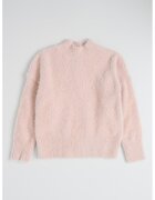 United Colors of Benetton Pulover pufos cu maneci cazute - Roz pastel