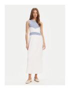 United Colors of Benetton Rochie de vara dama 1194EV02A - Bumbac/Acril - Albastru - Albastru