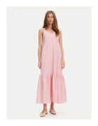 United Colors of Benetton Rochie de vara dama 4SZRDV0B8 - Bumbac - Roz - Roz