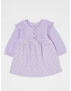 United Colors of Benetton Rochie evazata cu model floral - Galben pai/Lila/Verde aquamarin