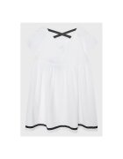 United Colors of Benetton Rochie fete - 301771609 - Bumbac - Alb - Alb