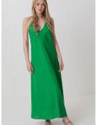 United Colors of Benetton Rochie midi de in cu decolteu in V - Verde lime