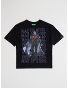 United Colors of Benetton Tricou cu imprimeu Superman - Negru/Albastru