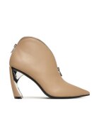 United Nude Botine dama Timeless - piele naturala - bej
