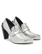 United Nude Pantofi dama - Silver Gem Loafer Hi - piele naturala - Argintiu