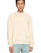 Urban Classics Bluza de trening cu decolteu la baza gatului - Bej deschis
