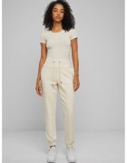 Urban Classics Body din amestec de bumbac cu maneci scurte - Crem