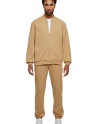 Urban Classics Jacheta cu model uni si fermoar - Maro nisip
