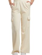 Urban Classics Pantaloni de trening cu croiala ampla si buzunare cargo - Alb fildes