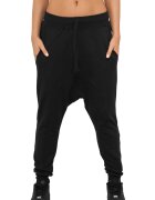 Urban Classics Pantaloni de trening cu talie joasa - Negru