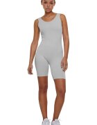 Urban Classics Salopeta scurta din amestec de bumbac - Gri