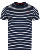 US GRAND POLO EQUIPMENT  APPAREL Tricou barbat - U.S. GRAND POLO - bleumarin/alb - bumbac