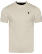 US GRAND POLO EQUIPMENT  APPAREL Tricou barbati - U.S. GRAND POLO - model US51601M/0108 - bej - 100% bumbac - broderie logo -