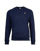 US Polo ASSN Bluza de trening cu broderie logo discreta - Bleumarin